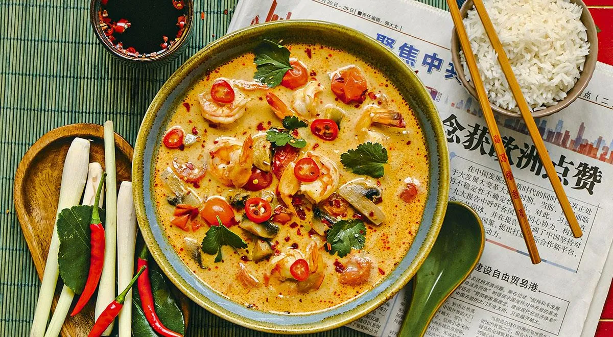 Тайский томатный крем-суп с креветками - рецепт с фотографиями - Patee. Рецепты