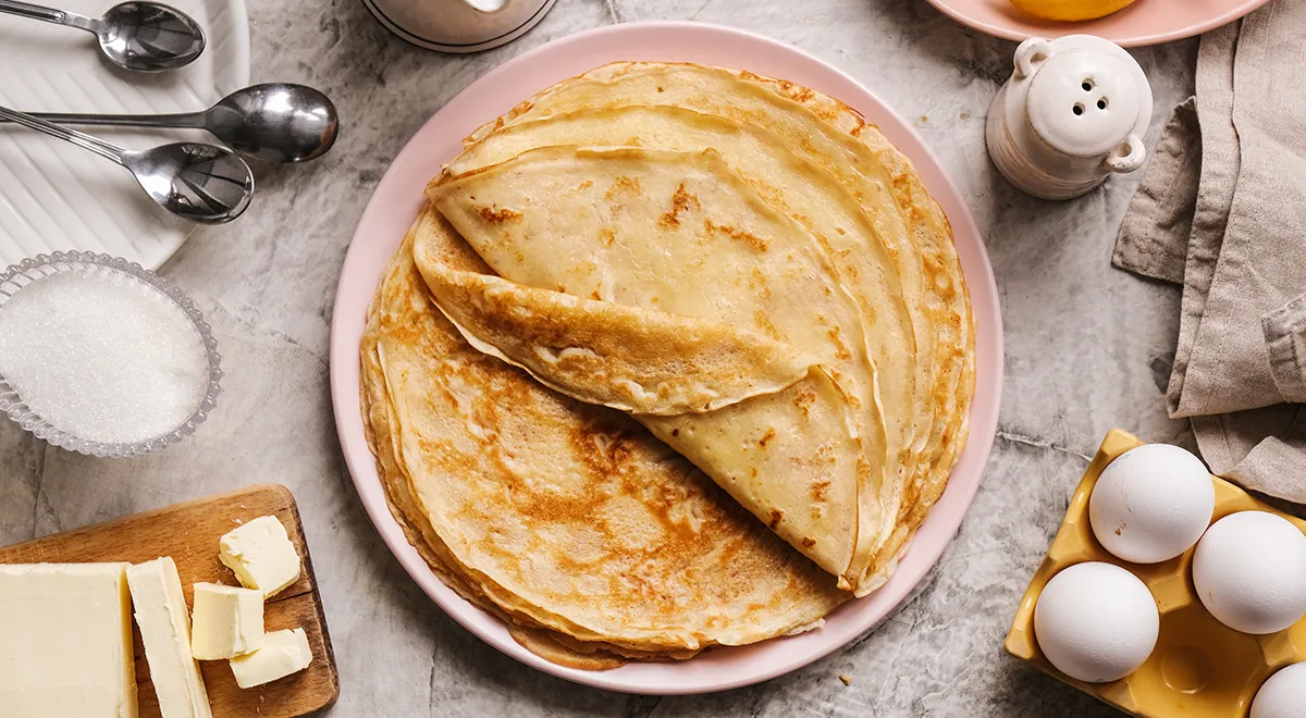 Рецепт блинов из блинной муки