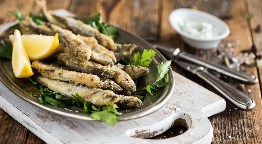 Рецепт жареной мойвы