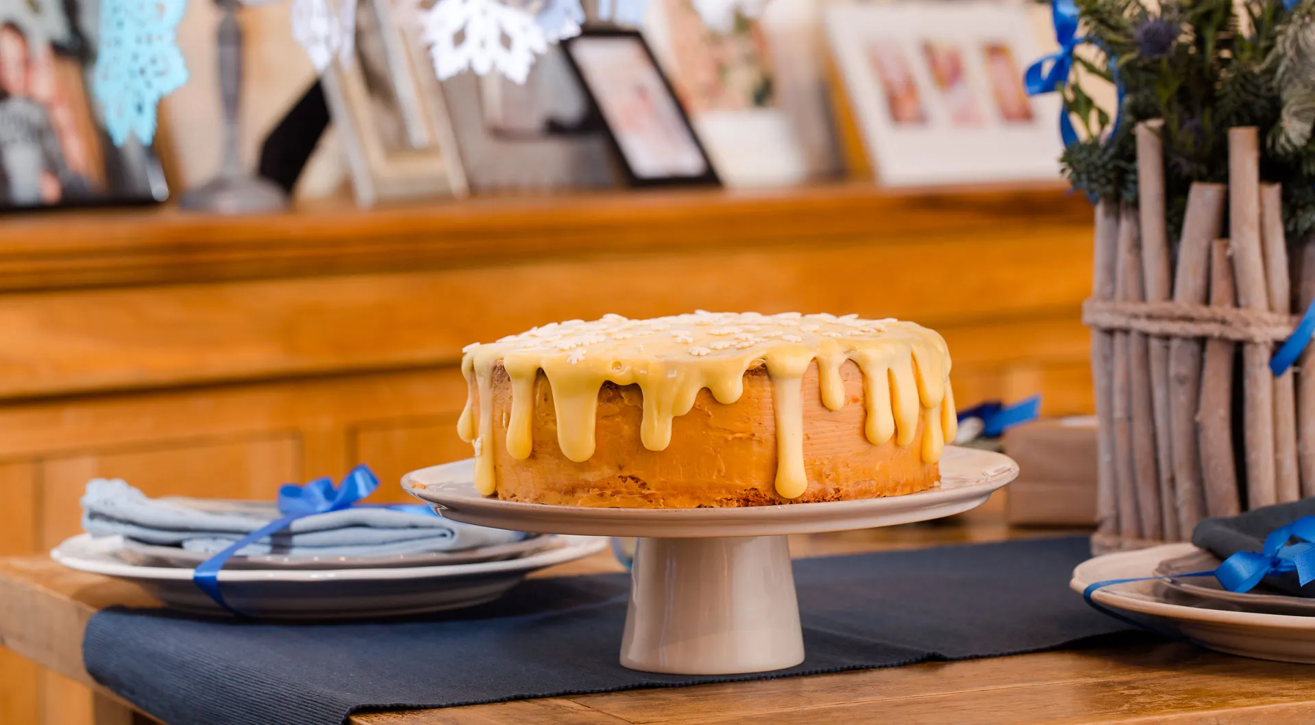 Новогодний торт «Снежная королева»