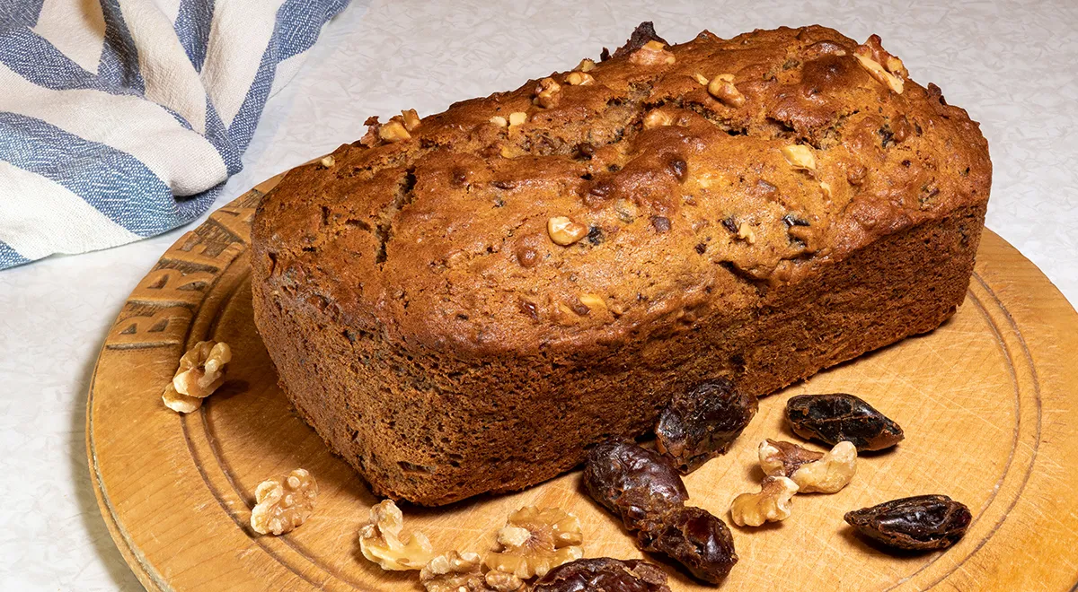 Кекс с сухофруктами и орехами