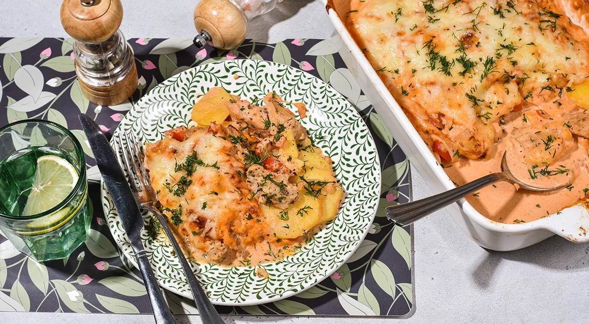 Рецепт пангасиуса с картошкой в духовке  (так можно приготовить и толстолобика)