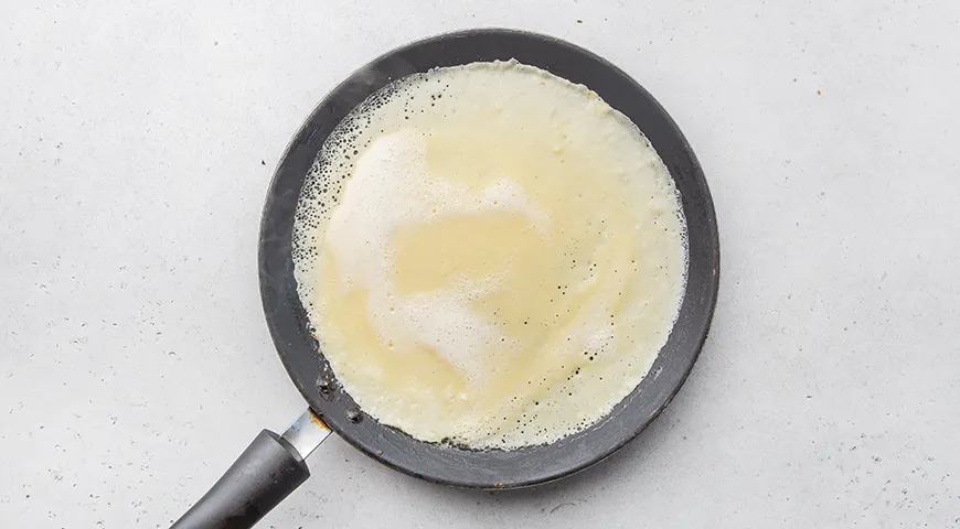 Заварные блины на молоке и кипятке