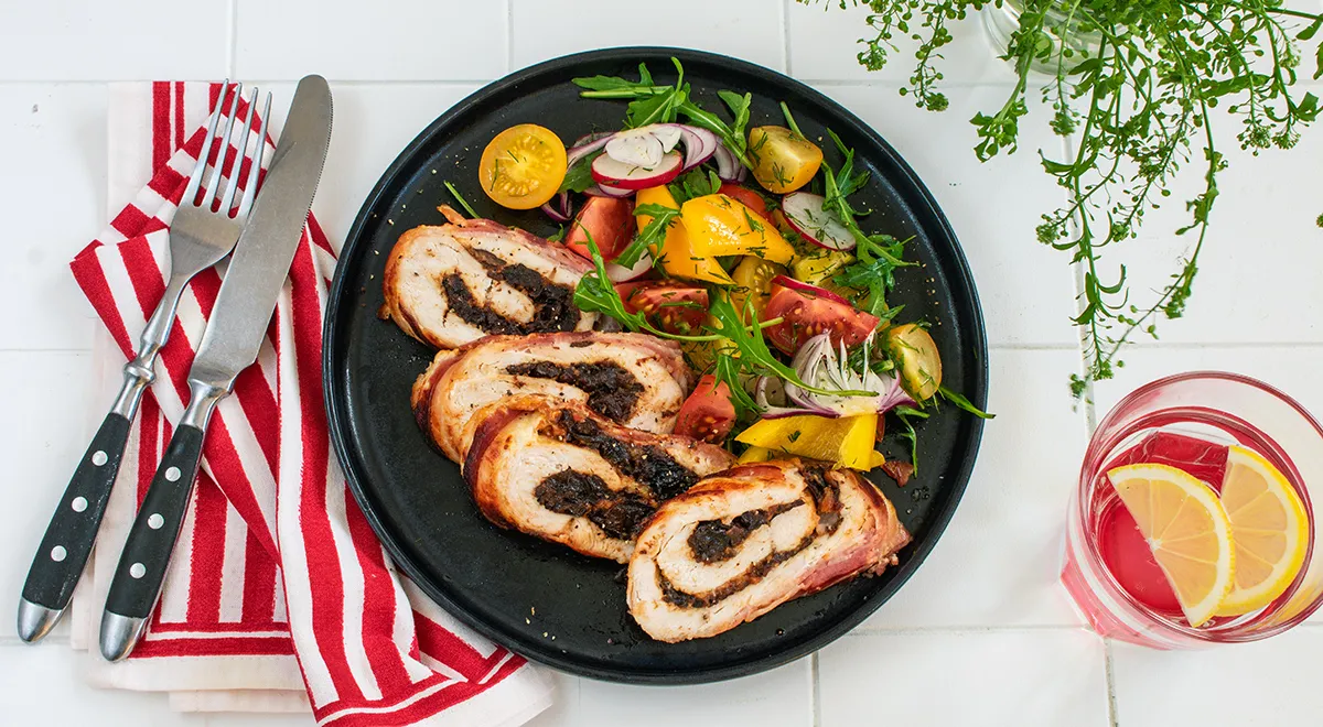 Куриный рулет в аэрогриле