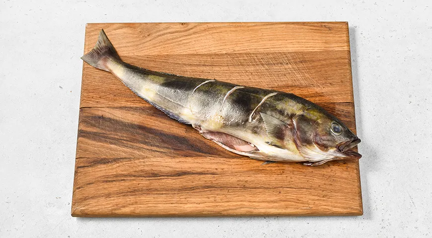 Терпуг, запеченный в фольге