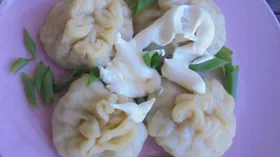 Пельмени на пару с картофелем и мясом