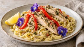 Курица под рыбным соусом
