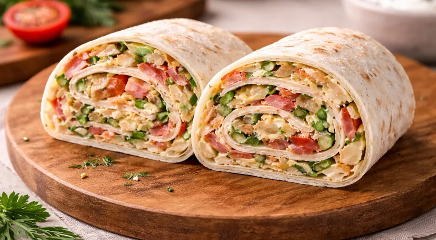 Рулеты с лавашом