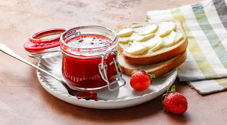 Клубничный конфитюр с агар-агаром