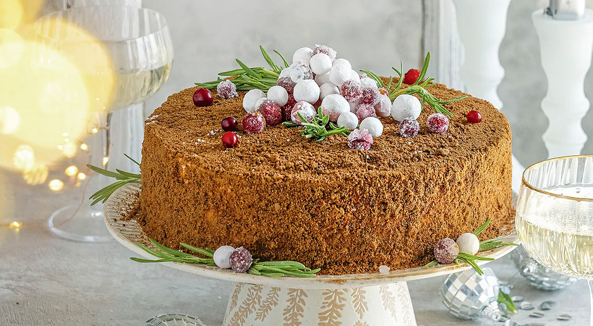 Шоколадный медовик