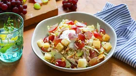 Рецепты с яблоком и ветчиной