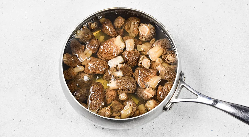 Жареные сморчки