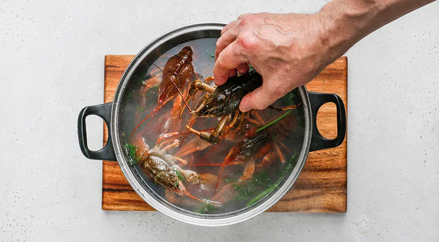 Крем-суп из раков