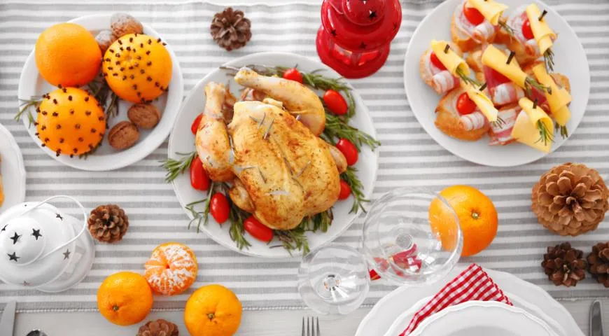 Стратегия еды и питья за праздничным столом