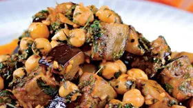 Простые рецепты с баклажаном и горохом