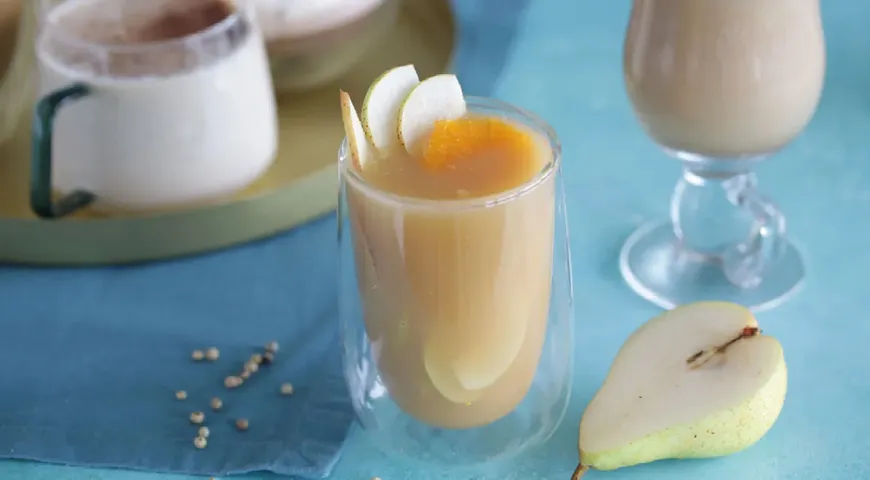 Безалкогольный глинтвейн с грушей