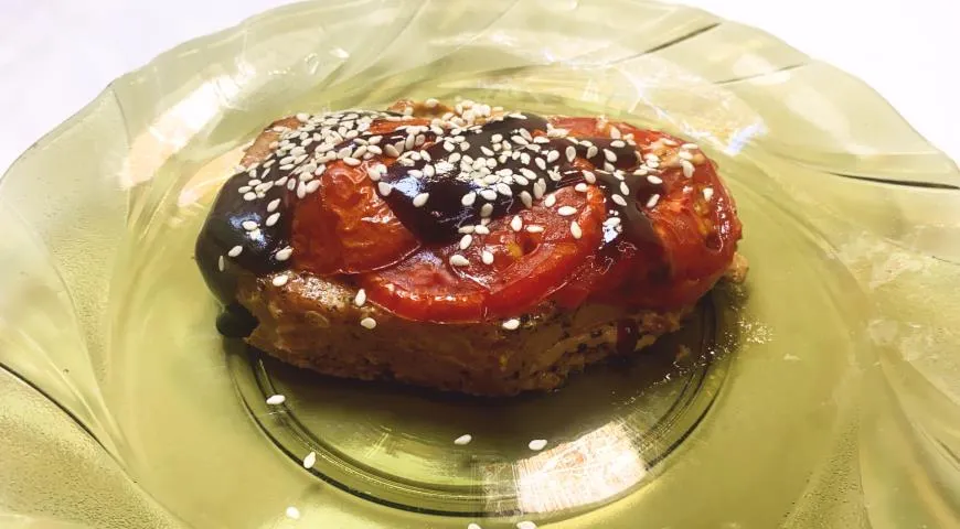 Стейк тунца в духовке