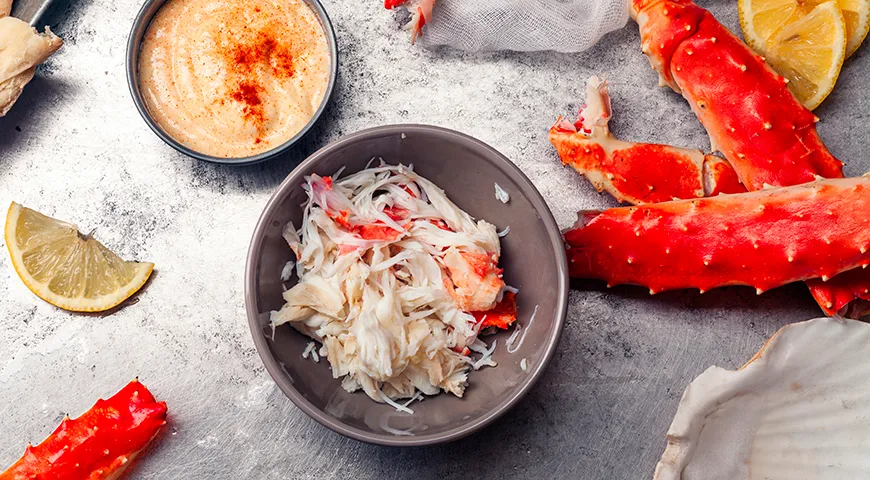 Мясо камчатского краба