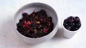 Рецепты с черникой и яблоком