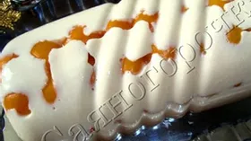Десерт творожный с абрикосами