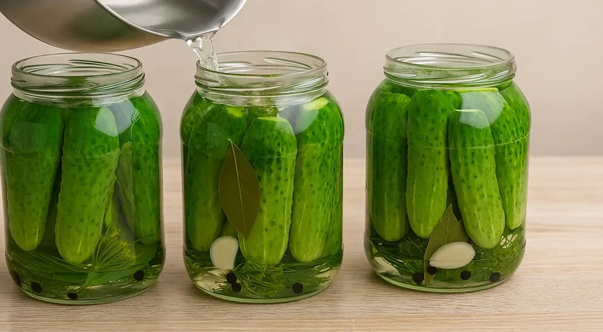 Сладкие маринованные огурцы