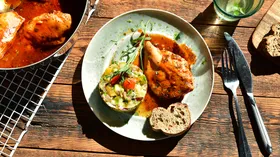 Ужин из баклажанов и кабачков для вкусного понедельника