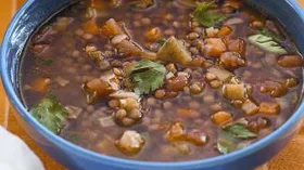 Простые рецепты с кориандром и чечевицей