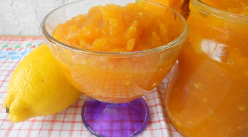 Тыквенное повидло с курагой