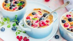 Рецепты с черникой и малиной