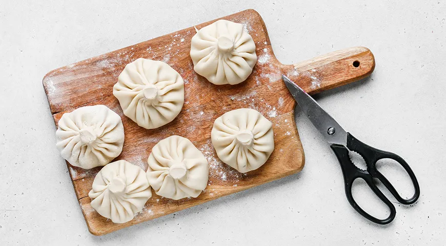 Хинкали с курицей