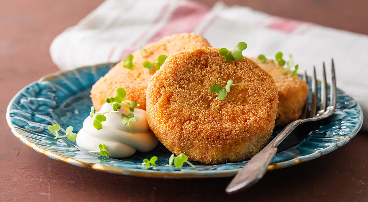 Постные морковные котлеты на сковороде