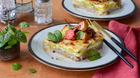 Рецепты с мукой пшеничной, мускатным орехом и шампиньонами