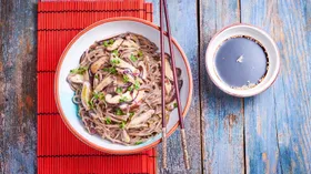 Вегетарианские рецепты с лапшой гречневой