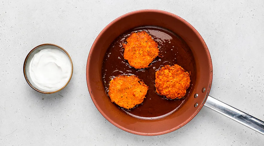 Драники из моркови