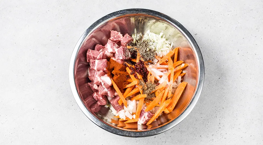 Плов в рукаве для запекания