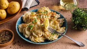 Вареники с яйцом куриным