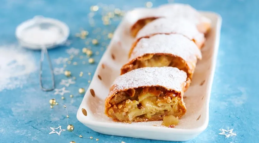 Классический яблочный штрудель (Apfelstrudel)