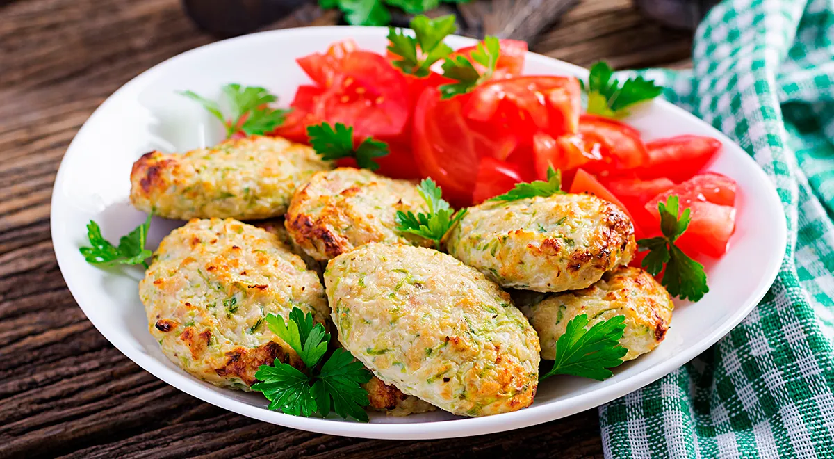 Котлеты с кабачками в духовке