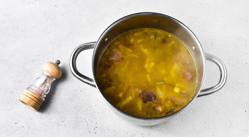 Грибной суп из маслят