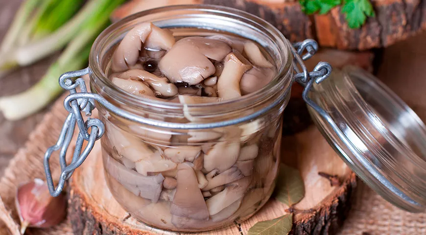 Холодный способ маринования вешенок