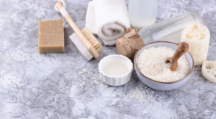 Рис и ферментированные продукты на его основе используются как компоненты косметических средств