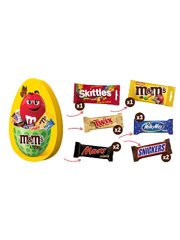 M&Ms подар набор Яйцо Пасха 20х190г