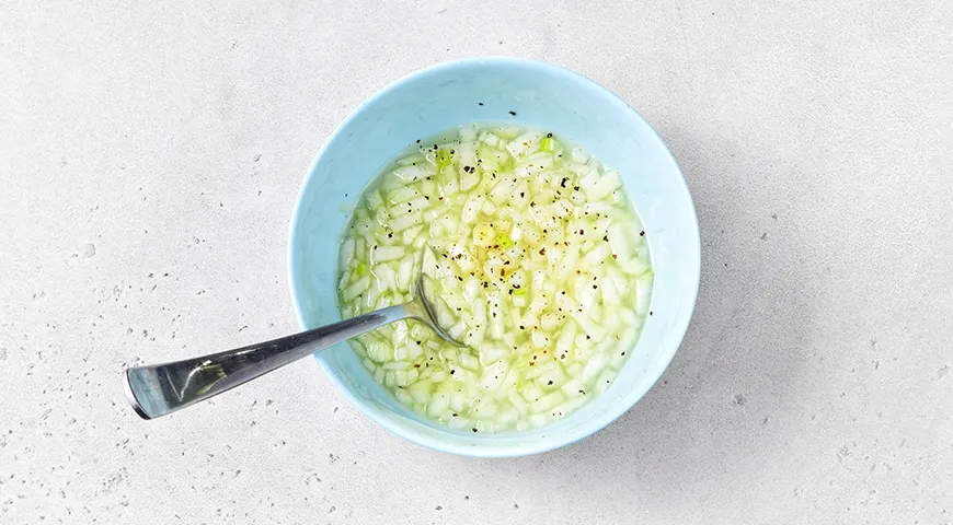 Мимоза с ананасами