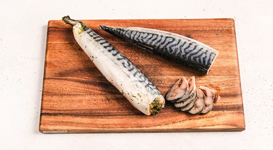 Малосольная пряная скумбрия Мурманское сало