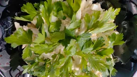 Нежный салат с кальмарами