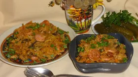 Рецепты с грибами, беконом и томатами