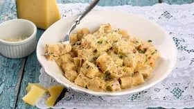 Рецепты с овощами, твёрдыми сырами и манной крупой