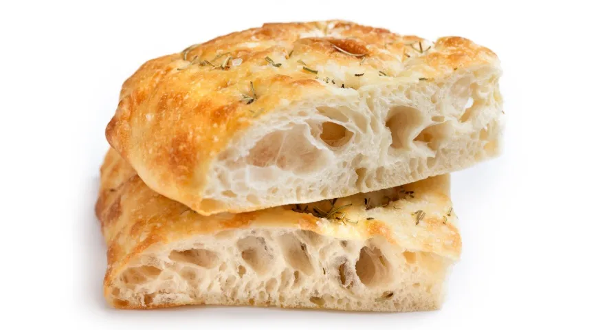 Куски фокаччи генуэзской