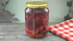 Компот из вишни и малины на зиму