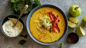 Супы с яблоками